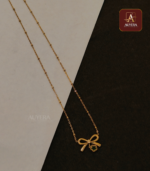 Anti Tarnish Bow Necklace