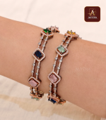 Multi Colour Diamond Replica Bangle