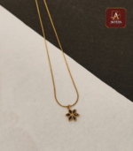 Anti-Tarnish Flower Pendent Necklace