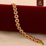 AD Stone Ruby stone Bracelet