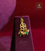 Traditional Peacock Pendent Necklace With Multi Beads - Image 3