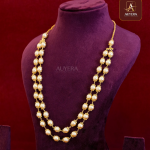 Two Layer White Beads Necklace