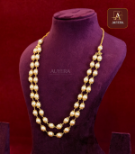 Two Layer White Beads Necklace