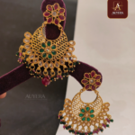 Floral Grace Chandbali Earrings