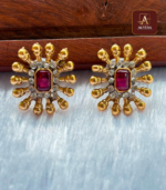 Ruby Sunburst Necklace - Image 2
