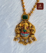 Divine Lotus Lakshmi Necklace - Image 2