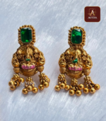 Divine Lotus Lakshmi Necklace - Image 3
