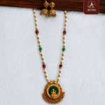 Pearl Beaded Palakka Lakshmi Haram