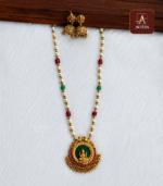 Pearl Beaded Palakka Lakshmi Haram