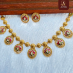 Antique Lotus Choker