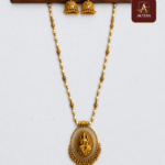 Pearl Haram With Lakshmi Pendent