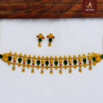Green Double Layer Choker