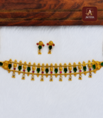 Green Double Layer Choker