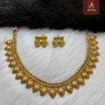 Antique Temple Mango Leaf Choker