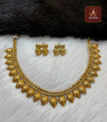Antique Temple Mango Leaf Choker