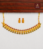 Multi Colour Coin Choker