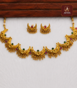 Antique Half Moon Necklace