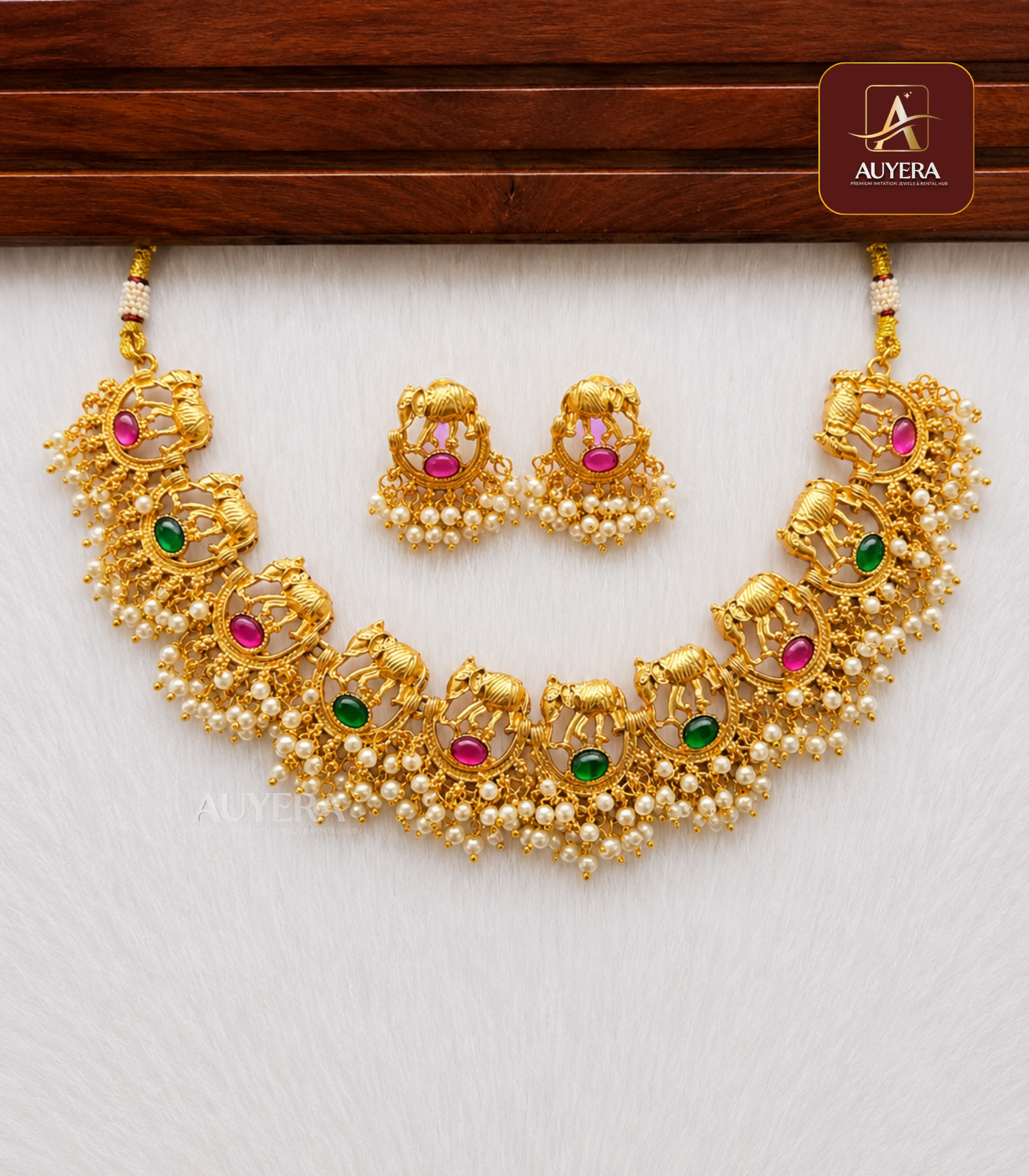 43 (1) Mayura Lakshmi choker - Image 1