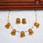 Antique Jhumki Necklace
