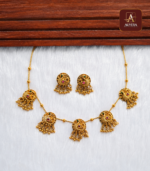 Antique Jhumki Necklace