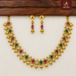Multy Colour Ruby AD Necklace