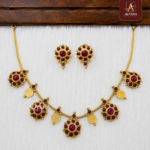 Flower Lakshmi Necklace