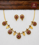 Flower Lakshmi Necklace