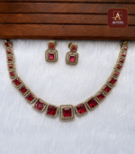 Ruby Stone AD Necklace