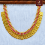 Traditional Lakshmi Necklace With Ruby Stone