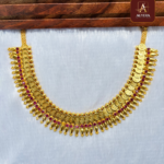 Lakshmi Necklace With Ruby Stone