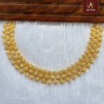 AD White Stone Necklace