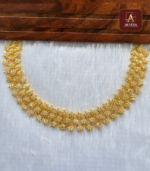 AD White Stone Necklace